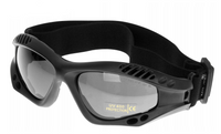 Mil-Tec Okulary Commando Brille Air Pro Czarne z Przyciemnionymi Soczewkami