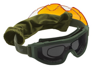 Swiss Eye Okulary Ochronne F-TAC Oliwkowe