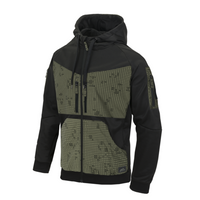 Helikon-Tex Bluza Rogue Hoodie FullZip Deser Night Camo/Czarny