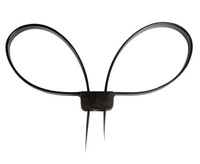 Mil-Tec Plastikowe Kajdanki Czarne