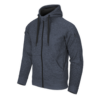 Helikon-Tex Bluza Covert Tactical Hoodie FullZip Melange Blue