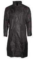 Mil-Tec Płaszcz Przeciwdeszczowy z Kapturem Czarny