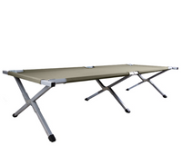 Mil-Tec Łóżko Polowe US Stalowe 190x65cm Oliwkowe