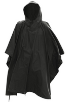 Mil-Tec Poncho Przeciwdeszczowe Rip-Stop Czarna