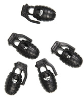 Mil-Tec Stopery do Sznurków Granat Czarny