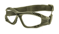 Mil-Tec Okulary Commando Brille Air Pro Oliwkowe z Soczewkami Klar