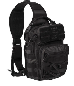 Mil-Tec Plecak na Jedno Ramię 10L Taktyczna Czerń