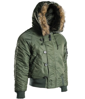 Mil-Tec Kurtka Flight Jacket N2B Oliwkowa