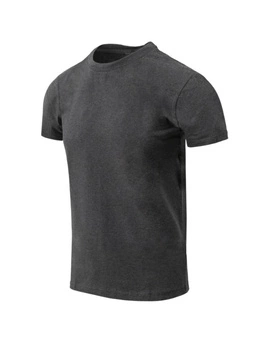 Helikon-Tex Koszulka z bawełny organicznej Slim Melange Black Grey