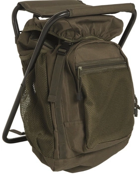 Mil-Tec Plecak ze Składanym Krzesłem 20L Oliwkowy