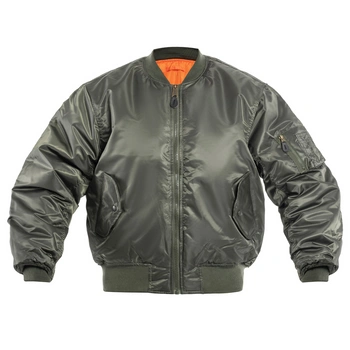 Mil-Tec Kurtka Dwustronna US Flight Jacket Typ MA1 Oliwkowa