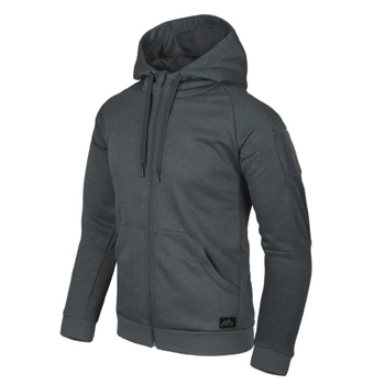 Helikon-Tex Bluza Urban Tactical Hoodie FullZip Black Grey