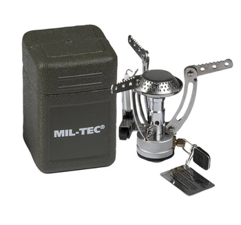 Mil-Tec Palnik Turystyczny Składany z Automatycznym Zapalnikiem