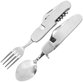 Mil-Tec Zestaw Sztućców Kieszonkowych 6w1
