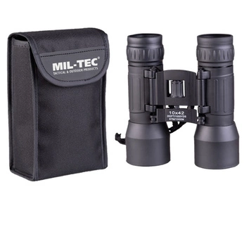 Mil-Tec Lornetka Faltbar 10x42 Czarny