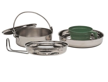 Mil-Tec Zestaw do Gotowania Stalowy 5 Elementów