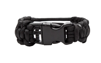 Mil-Tec Bransoletka Wielofunkcyjna Paracord Czarna