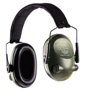 Mil-Tec Słuchawki Ochronne Aktywne Oliwkowy
