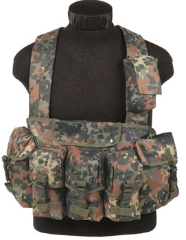 Mil-Tec Kamizelka z 6 Kieszeniami Flecktarn