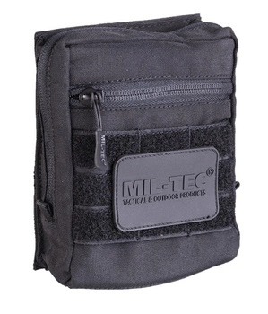 Mil-Tec Kieszeń Wielozadaniowa z Rzepami Czarna