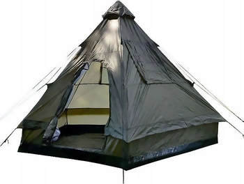 Mil-Tec Namiot Wojskowy Wodoodporny Tipi 4 os. Oliwkowy