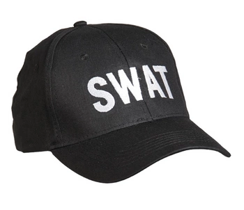 Mil-Tec Czapka z Daszkiem "SWAT" Czarna