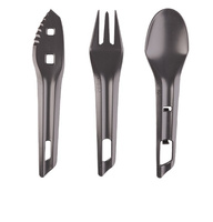 Mil-Tec Zestaw Sztućców The Ocys Wildo Ciemny Szary