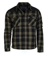 Mil-Tec Kurtka Drwala Lumber Jacket Czarny/Oliwkowy