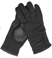 Mil-Tec Rękawice Taktyczne Strzeleckie Czarne