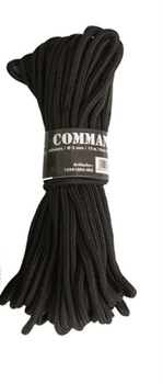 Mil-Tec Linka Commando Seil 5mm Czarna