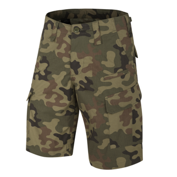 Helikon-Tex Spodnie Krótkie CPU PolyCotton Ripstop Woodland PL