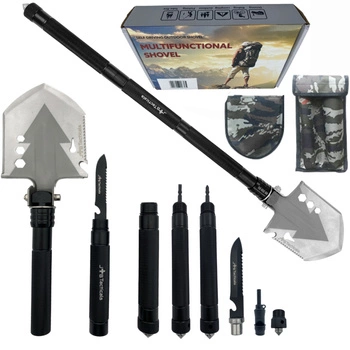 JB Tacticals Wielofunkcyjna Składana Saperka 17w1