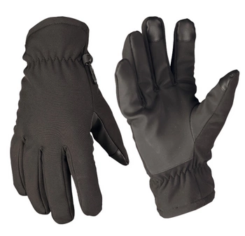 Mil-Tec Rękawice Softshell Czarne