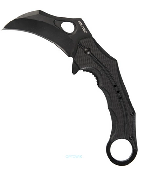 Mil-Tec Nóż Kieszonkowy G10 Karambit Czarny
