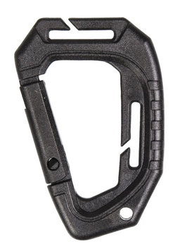 Mil-Tec Karabinek Taktyczny Molle 2 Sztuki Czarny