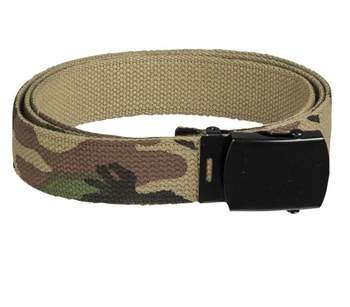 Mil-Tec Pas US Hosengurtel Cotton Woodland